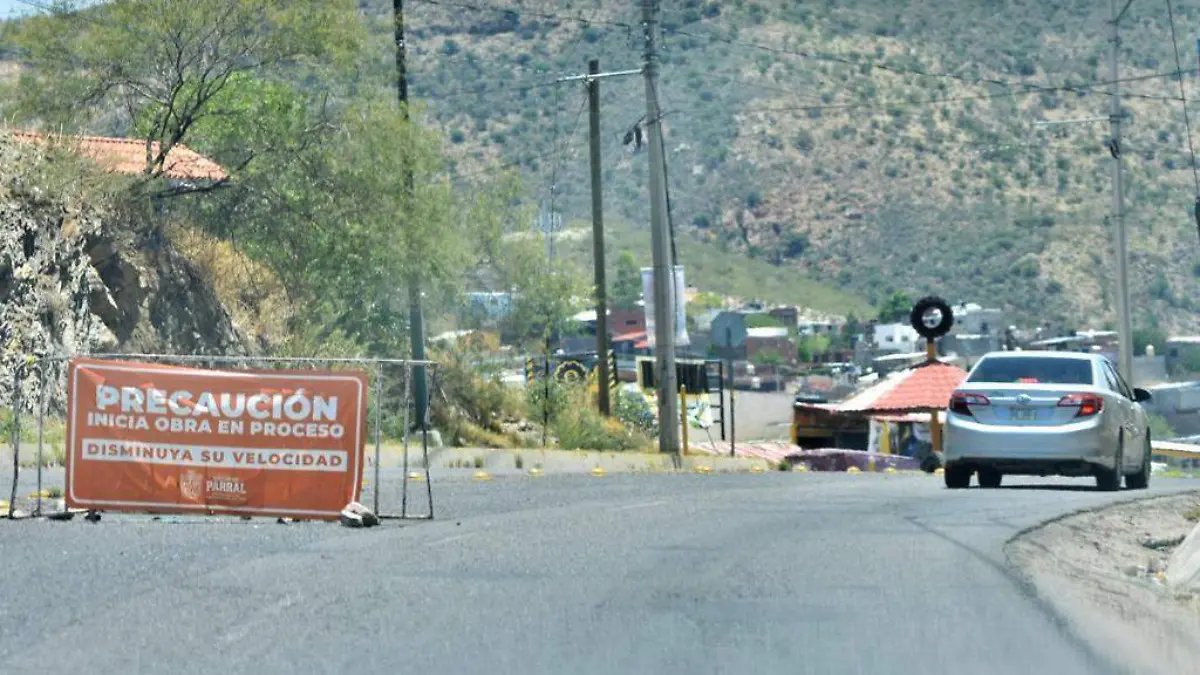 VIALIDAD 1. CORTESIA GOBIERNO DE PARRAL